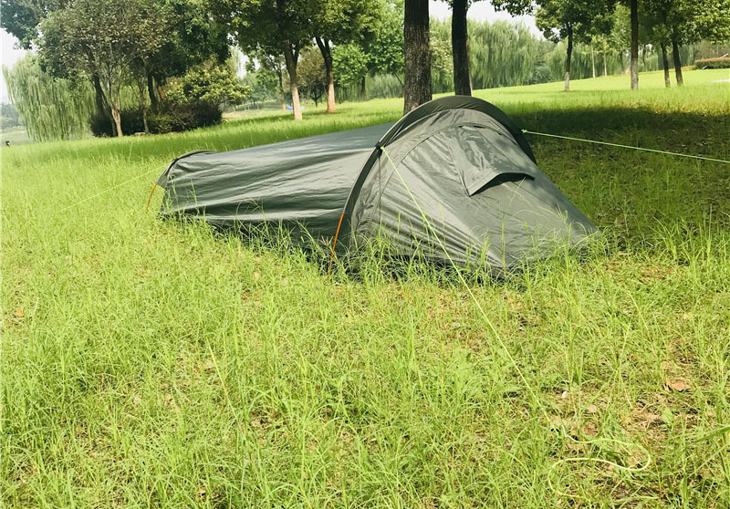 Cheap Goat Tents Ultralight Tent Backpacking Tent Outdoor Camping Sleeping Bag Tent Lightweight Single Person   